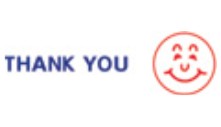 Xstamper Title Stamps - Two-Color 2018 - THANK YOU