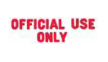 Xstamper Title Stamp -One-Color 1052 - OFFICIAL USE ONLY