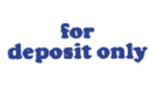 Xstamper Title Stamp -One-Color 1333 - FOR DEPOSIT ONLY