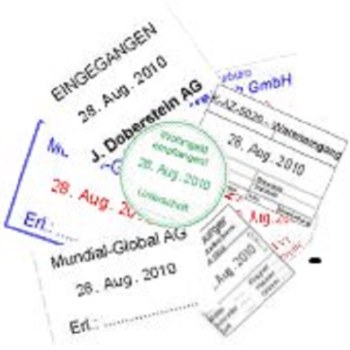 Trodat Text plate Professional 54045 - 40mm round